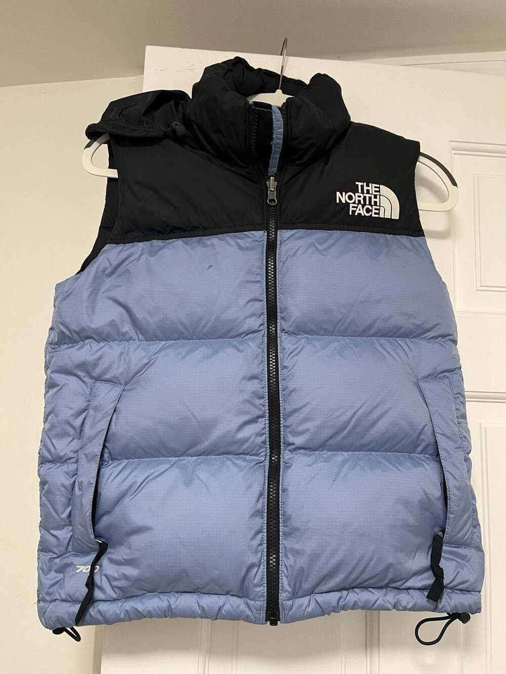 The North Face 1996 Retro Nuptse Vest Size XS Blue and black